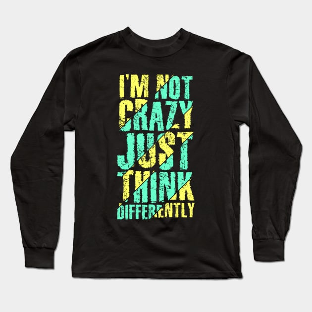 Think Different Long Sleeve T-Shirt by WorldOfArt